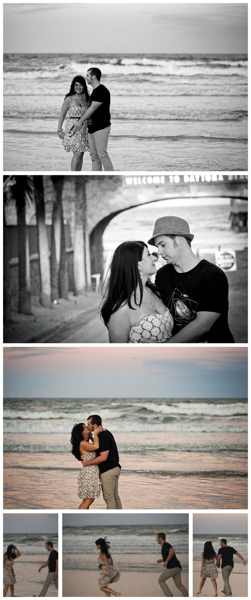 Daytona Beach engagement photo shoot 