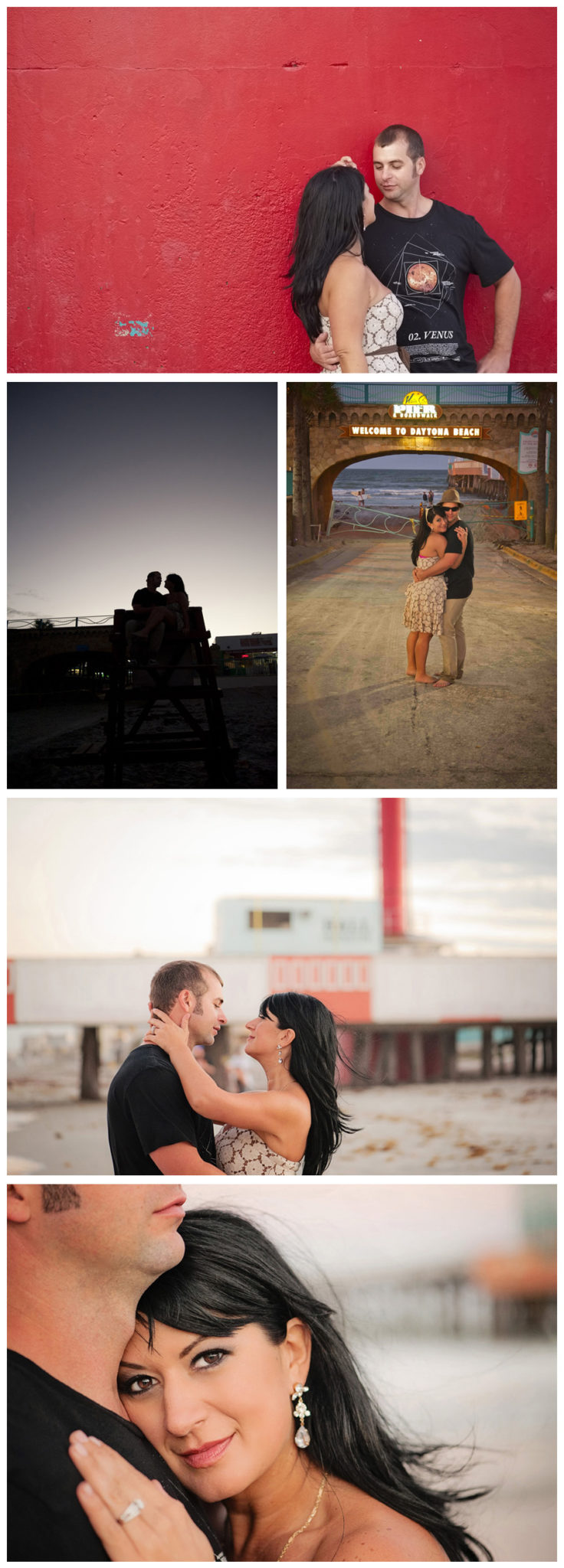 Daytona Beach engagement photo shoot 