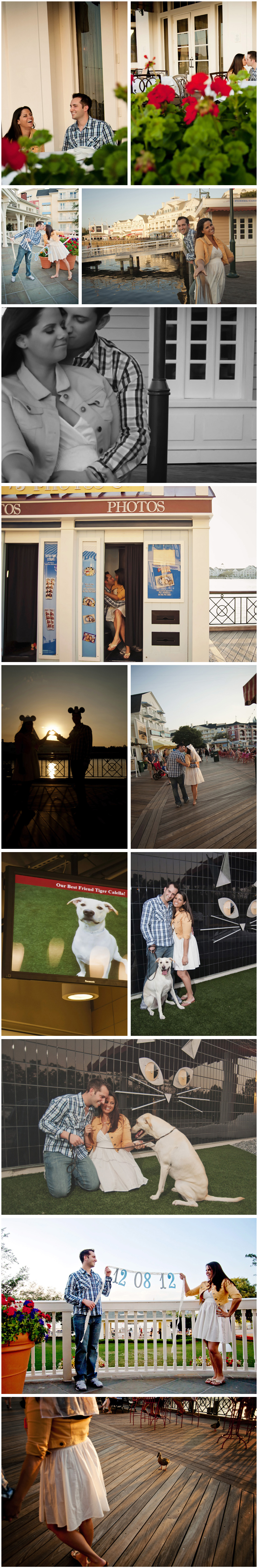 disney boardwalk engagement session