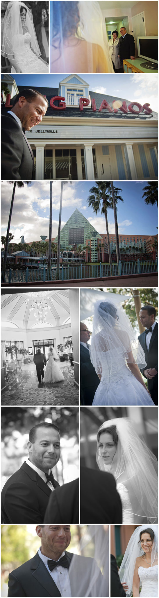 Disney's Swan and Dolphin Hotel Wedding Photography