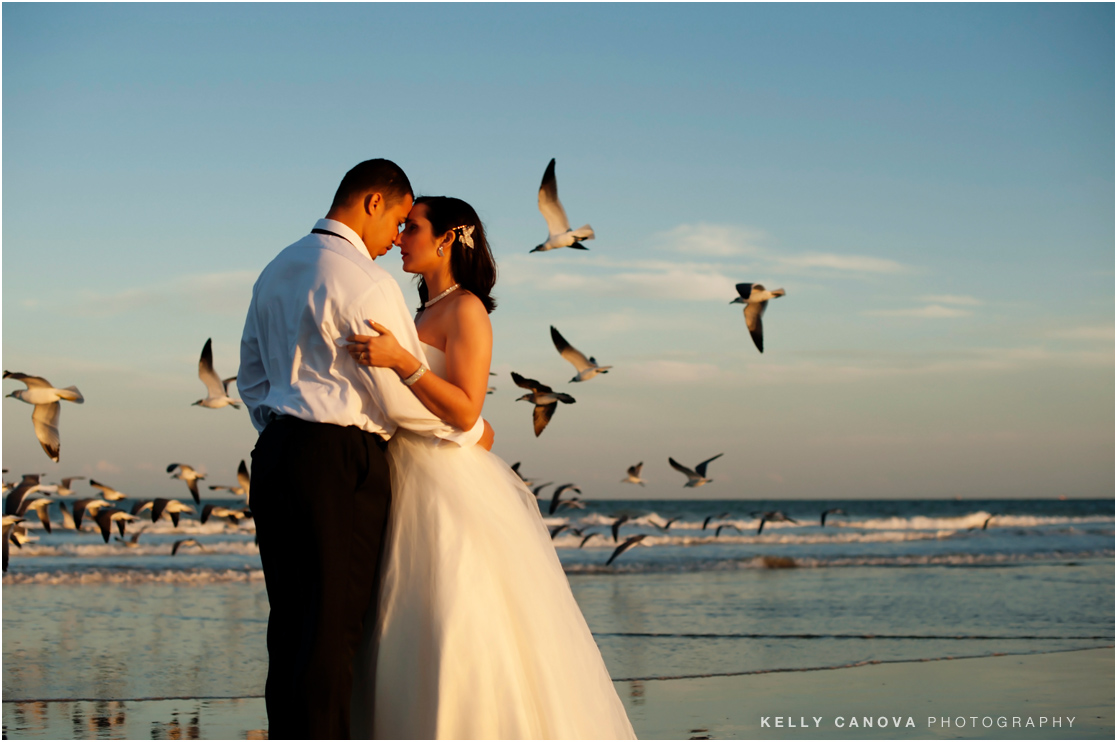 Cocoa Beach Trash the Dress Photography