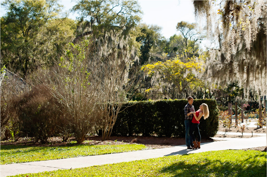 Leu Gardens Engagement Photographer