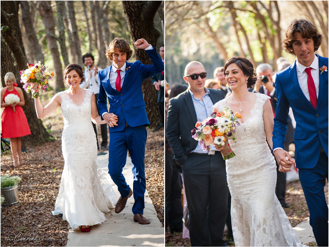 blue suite and white dress