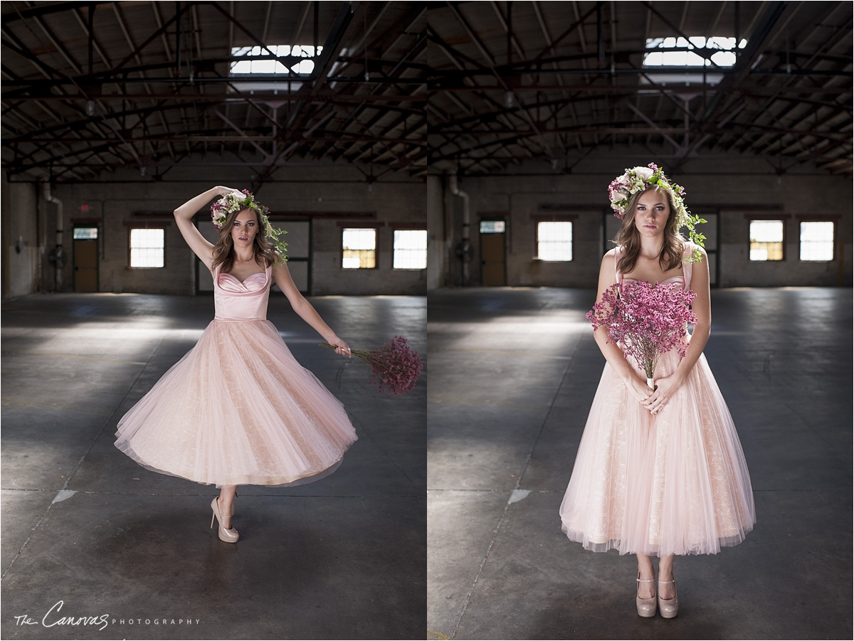 dancing pink dress