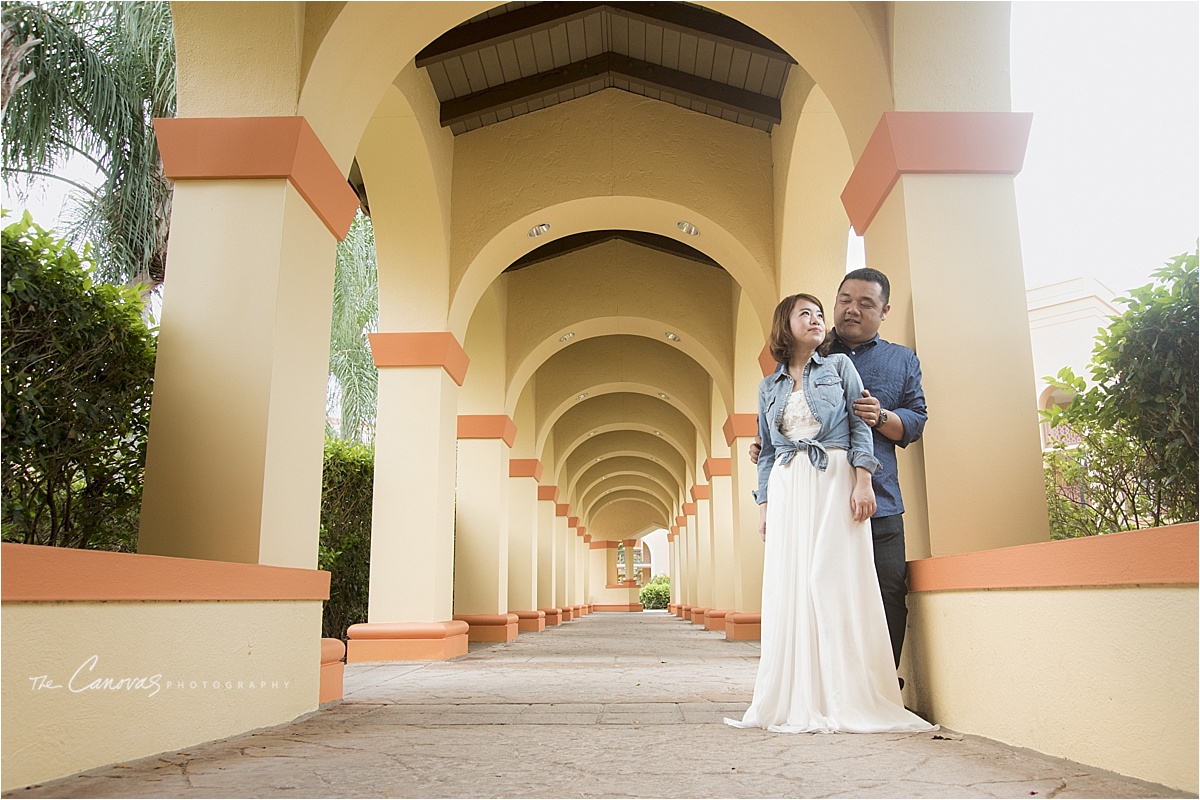 couple from Malaysia at Disney