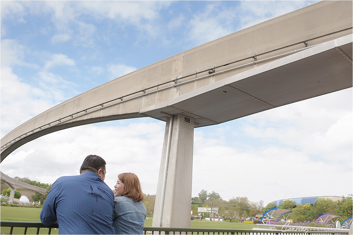 disney world engagement photo session