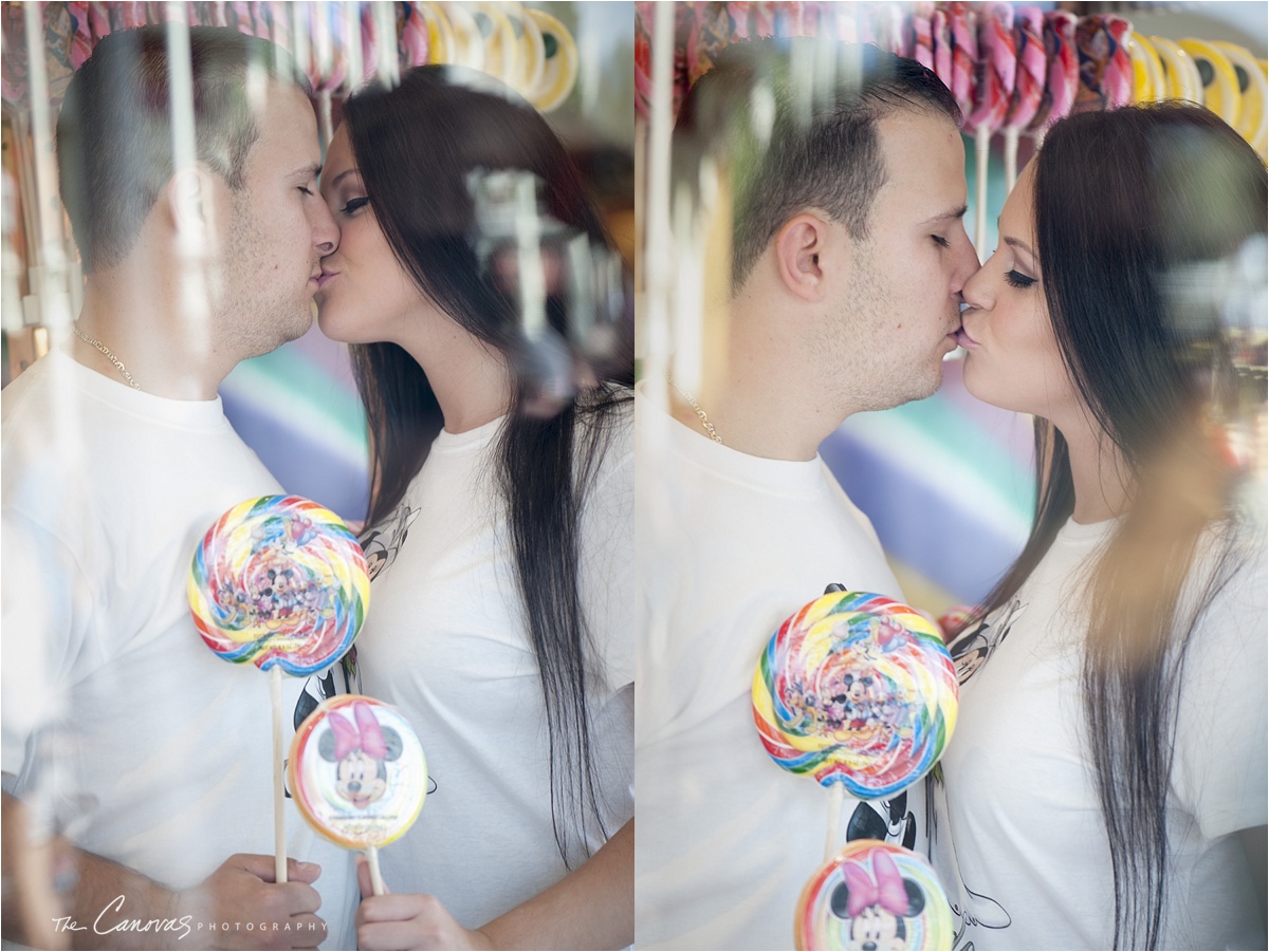 couple in candy store