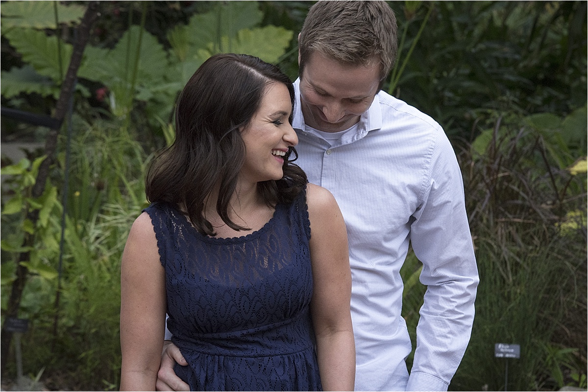 couple with blue dress