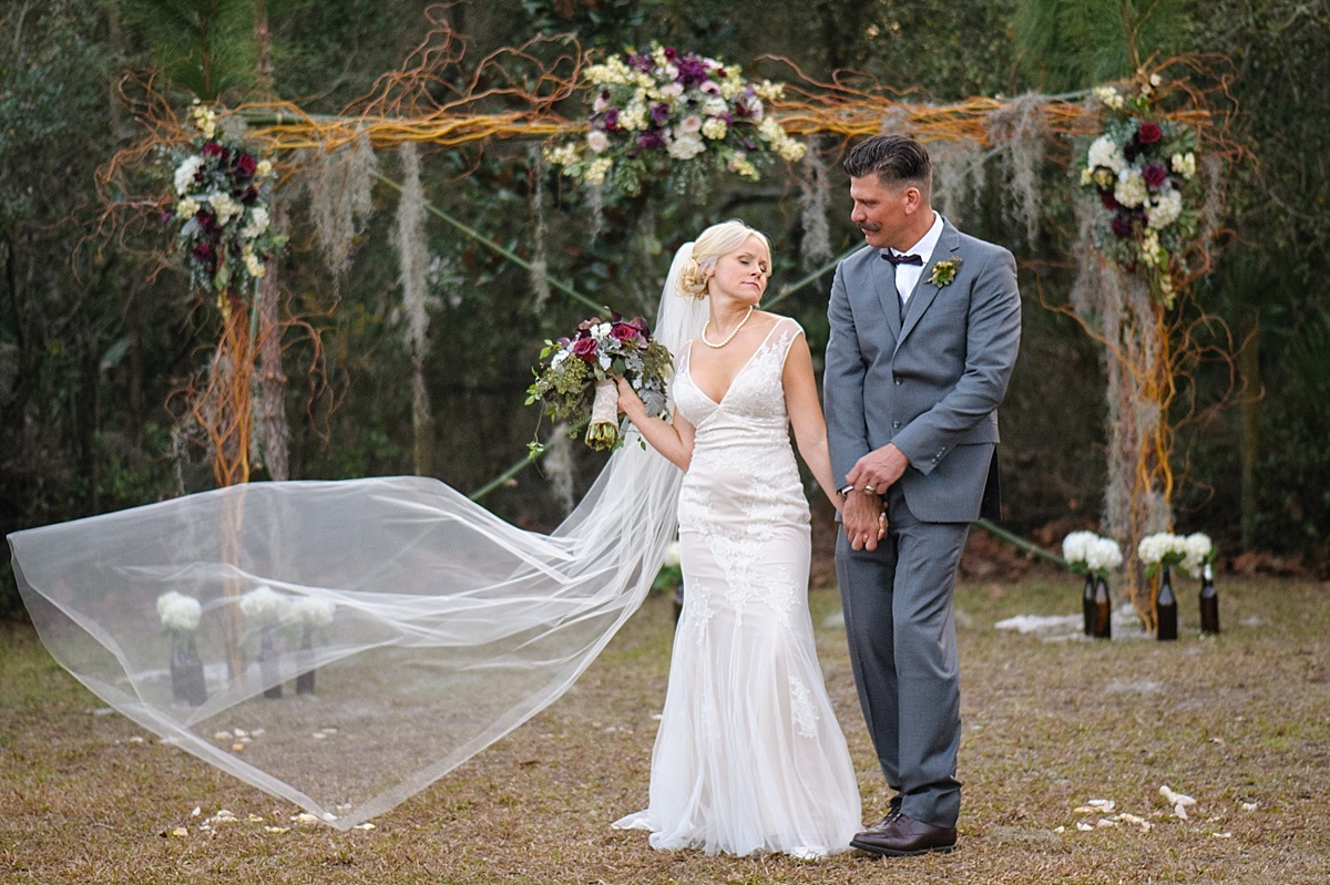 bridal portrait white dress