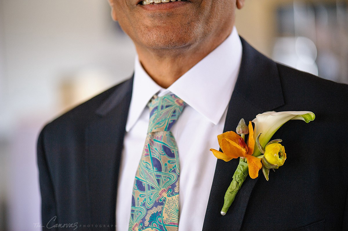 orange and white flowers wedding