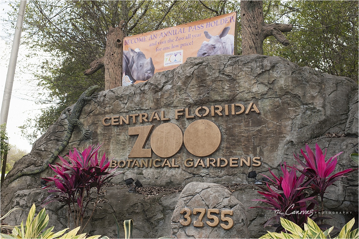Sanford Zoo sign