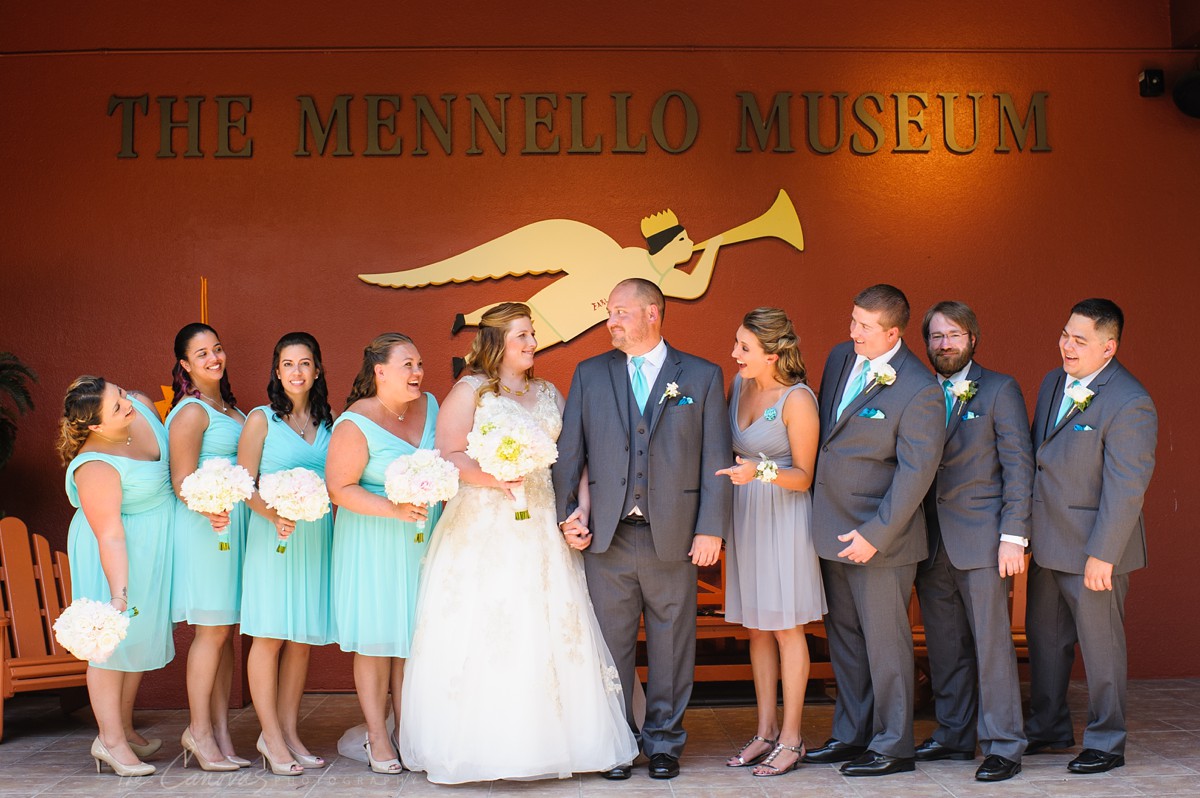 wedding party teal and grey