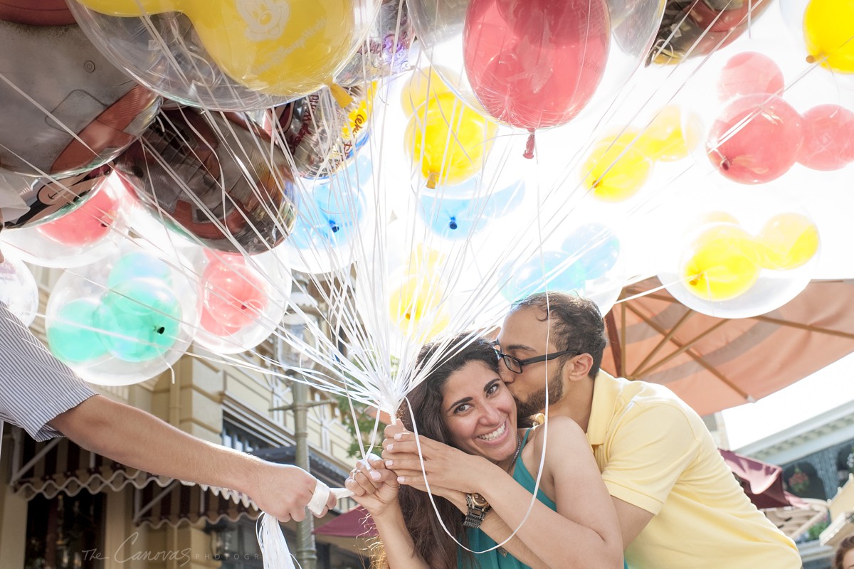 Magic Kingdom Engagement Photography