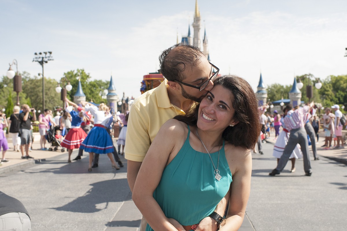 Magic Kingdom Engagement Photography