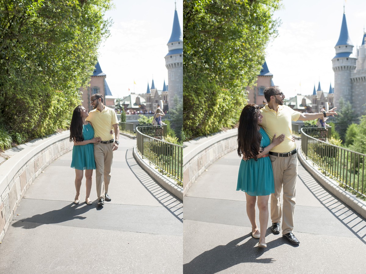 Magic Kingdom Engagement Photography