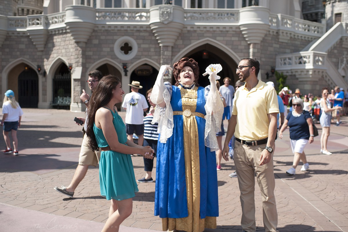 Magic Kingdom Engagement Photography