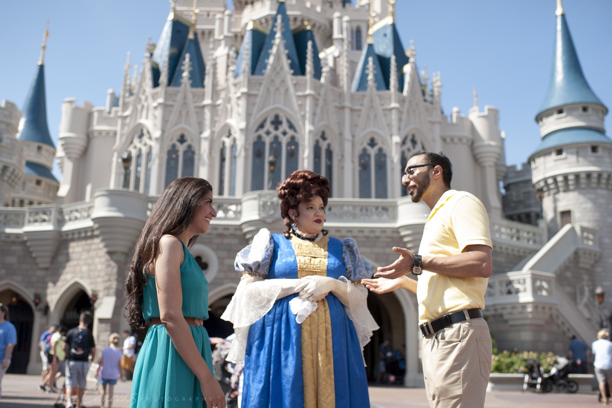 Magic Kingdom Engagement Photography