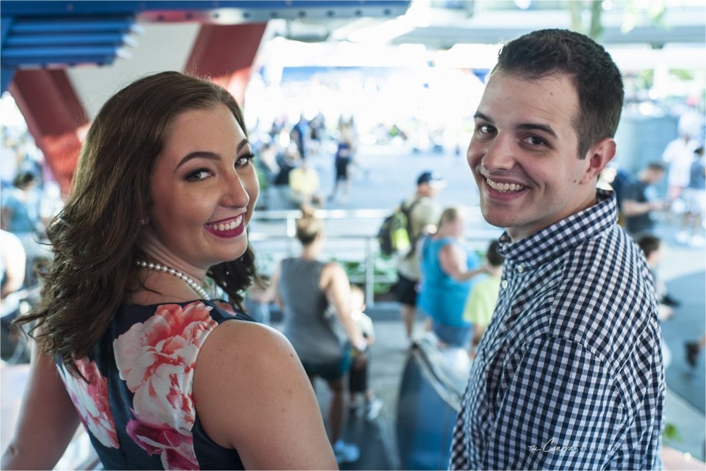 magic kingdom engagement photos