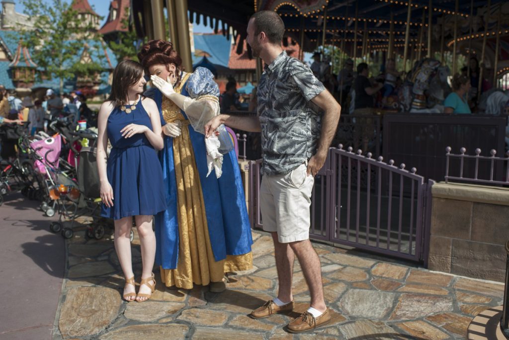 disney world engagement photo session