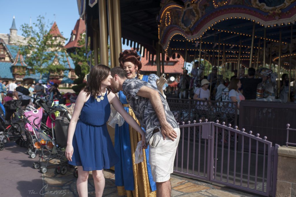 disney world engagement photo session