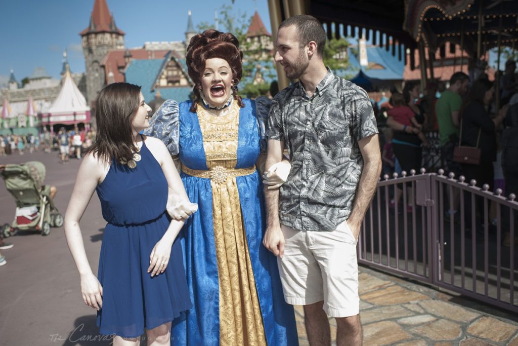 disney world engagement photo session