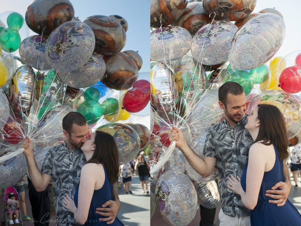 magic kingdom engagement photos