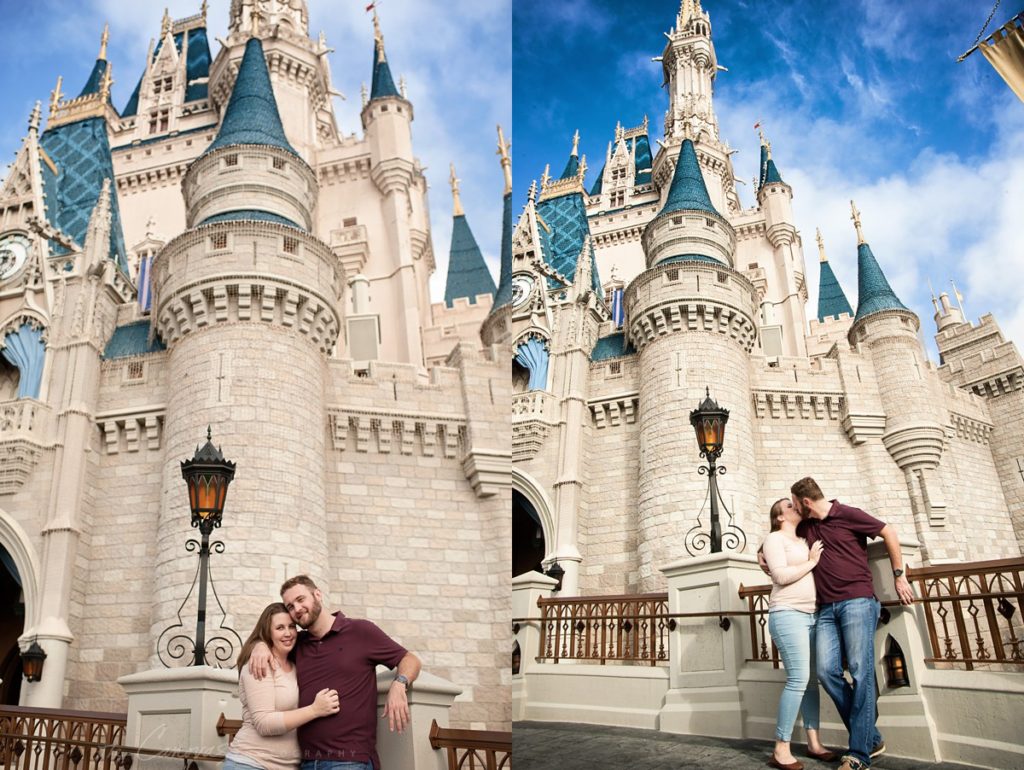 disney world engagement photo session