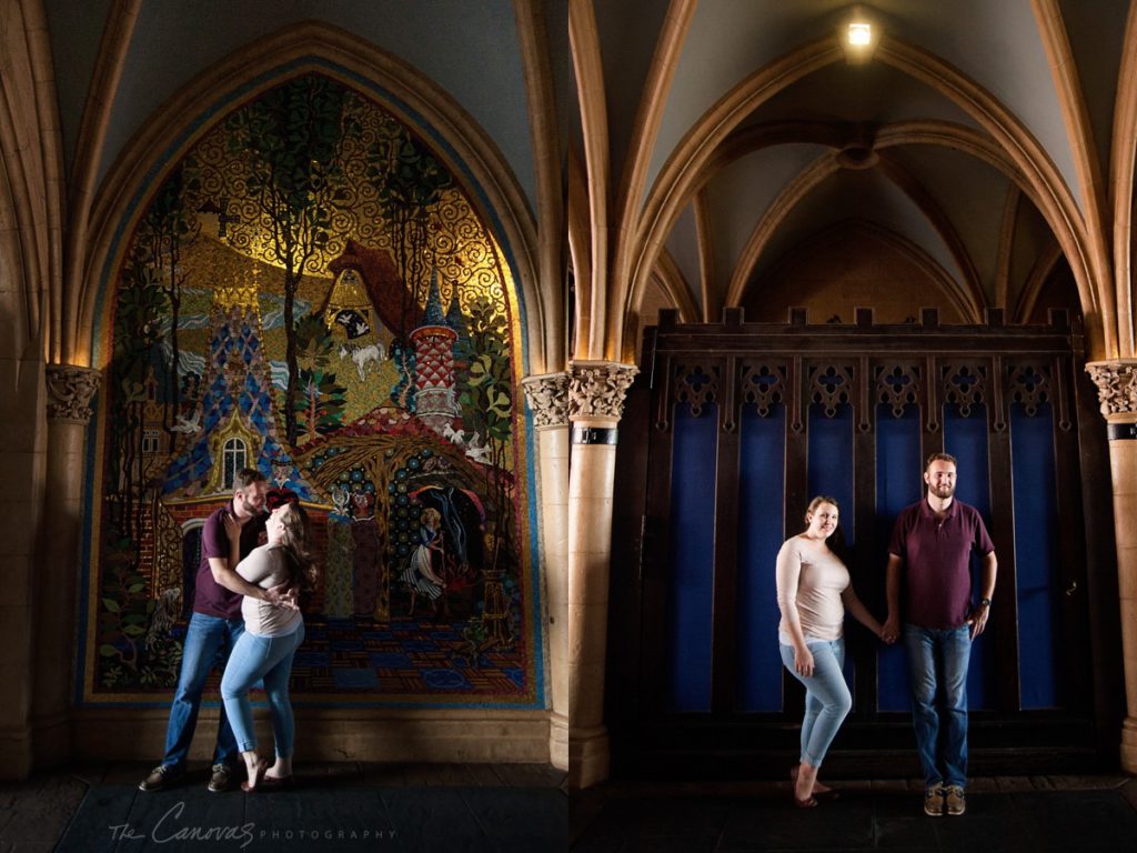 disney world engagement photo session