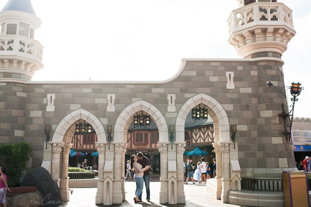 walt disney world engagement photography