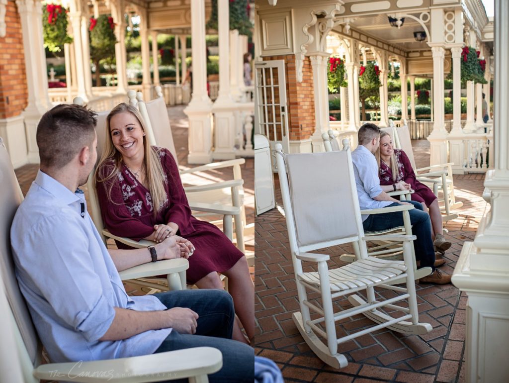 disney world engagement photo session
