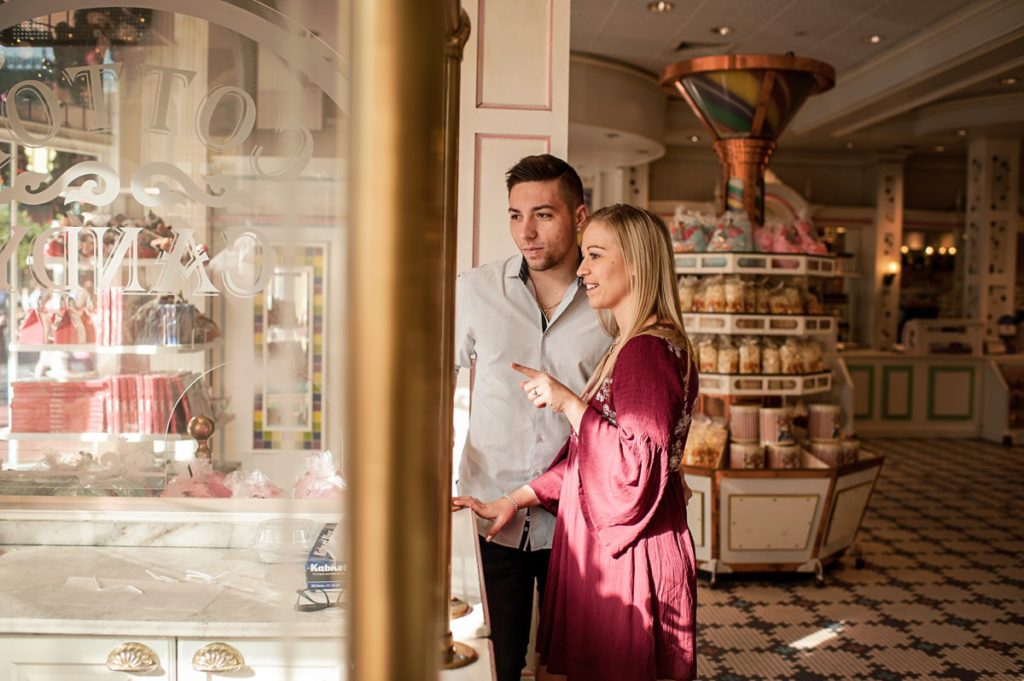 disney world engagement photo session
