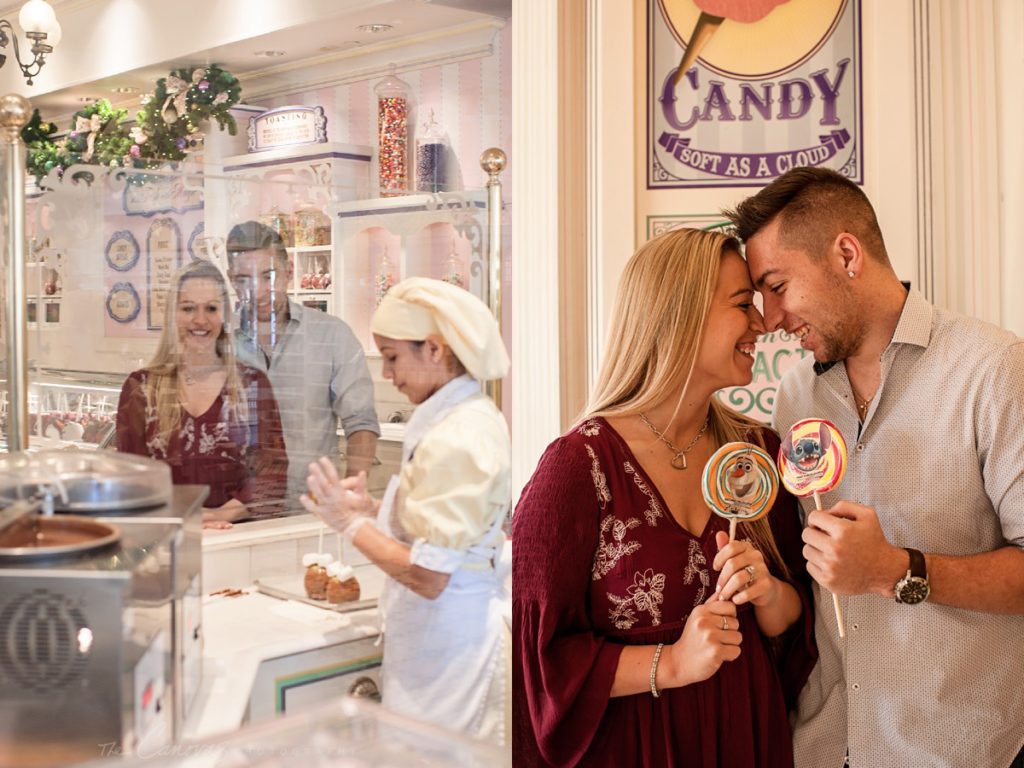 disney world engagement photo session
