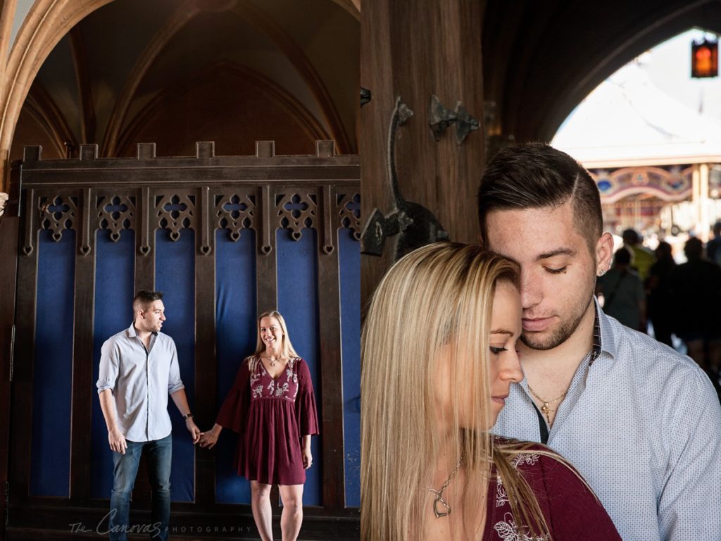 disney world engagement photo session
