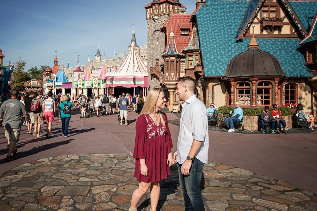 disney world engagement photo session
