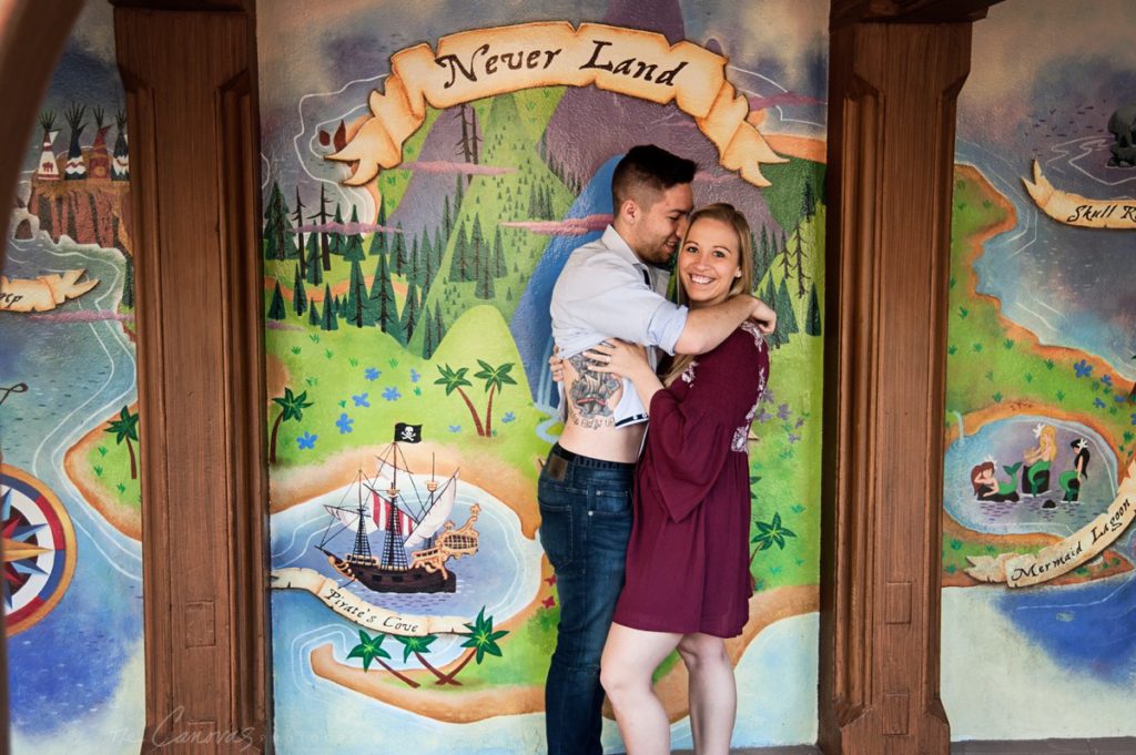 disney world engagement photo session
