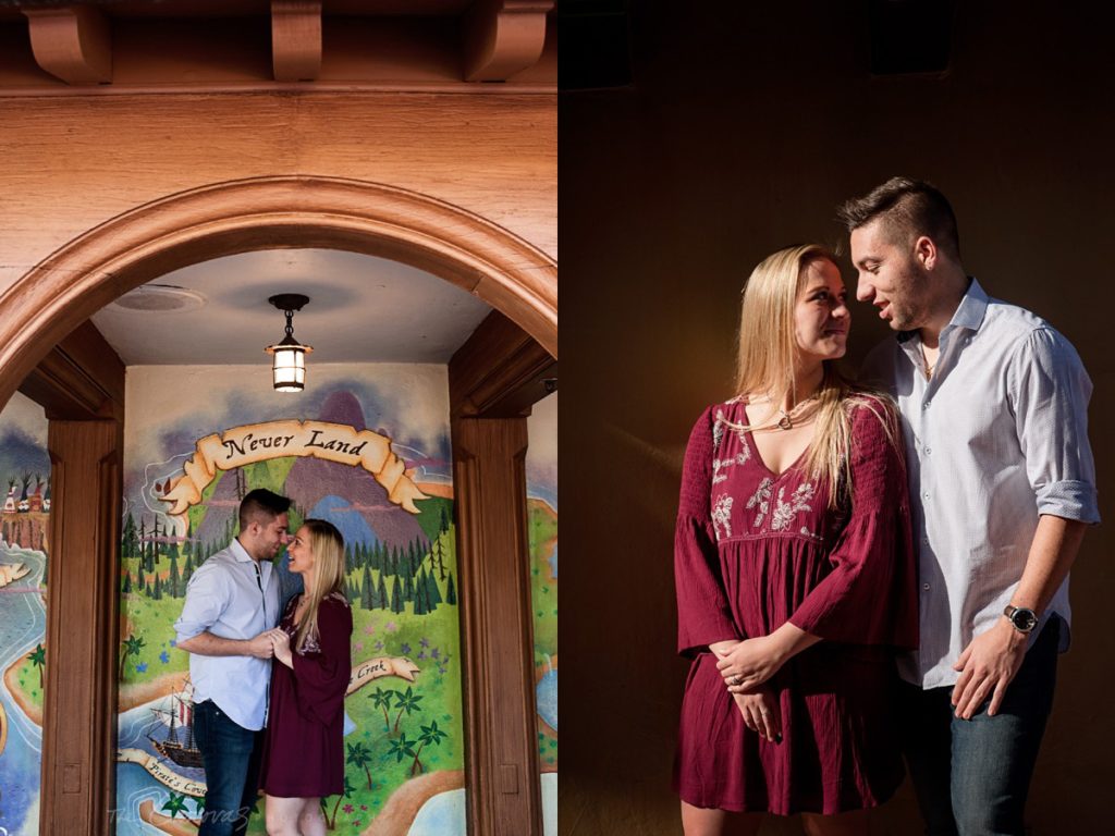 disney world engagement photo session
