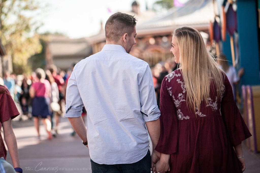 disney world engagement photo session
