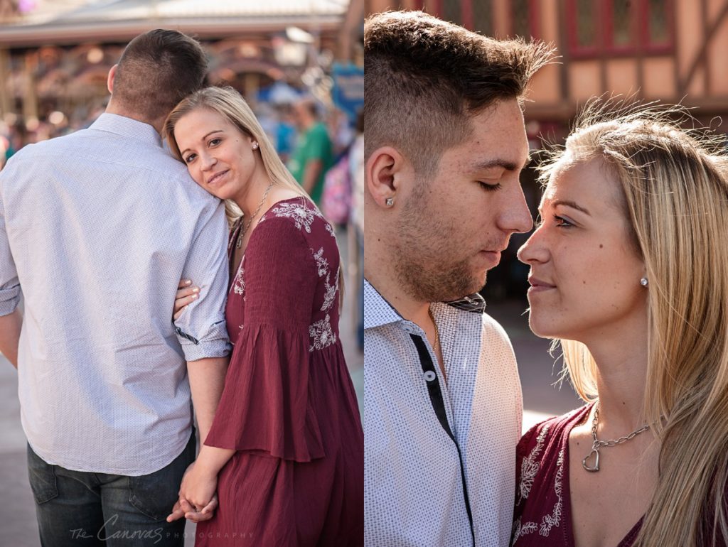 disney world engagement photo session
