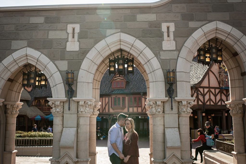 disney world engagement photo session
