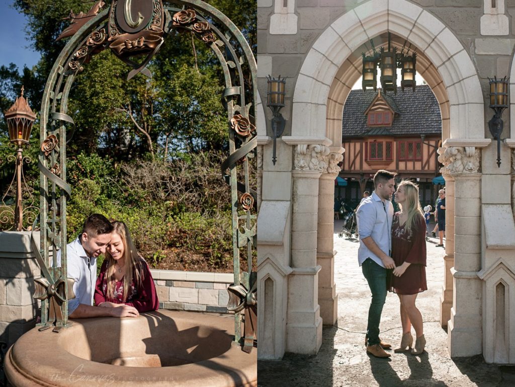 disney world engagement photo session
