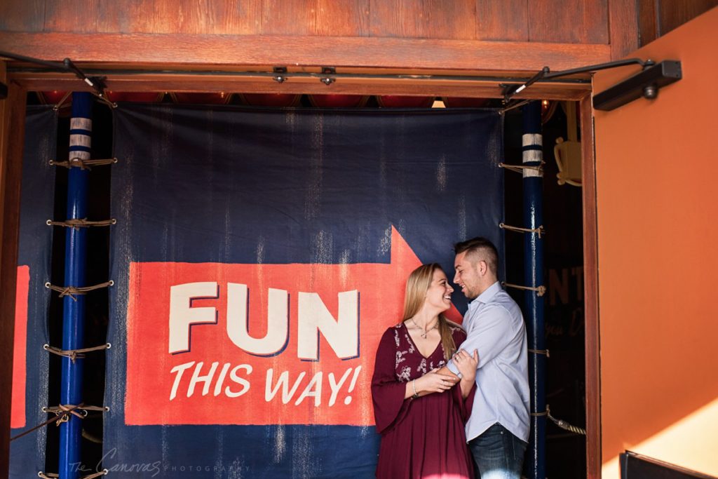 disney world engagement photo session
