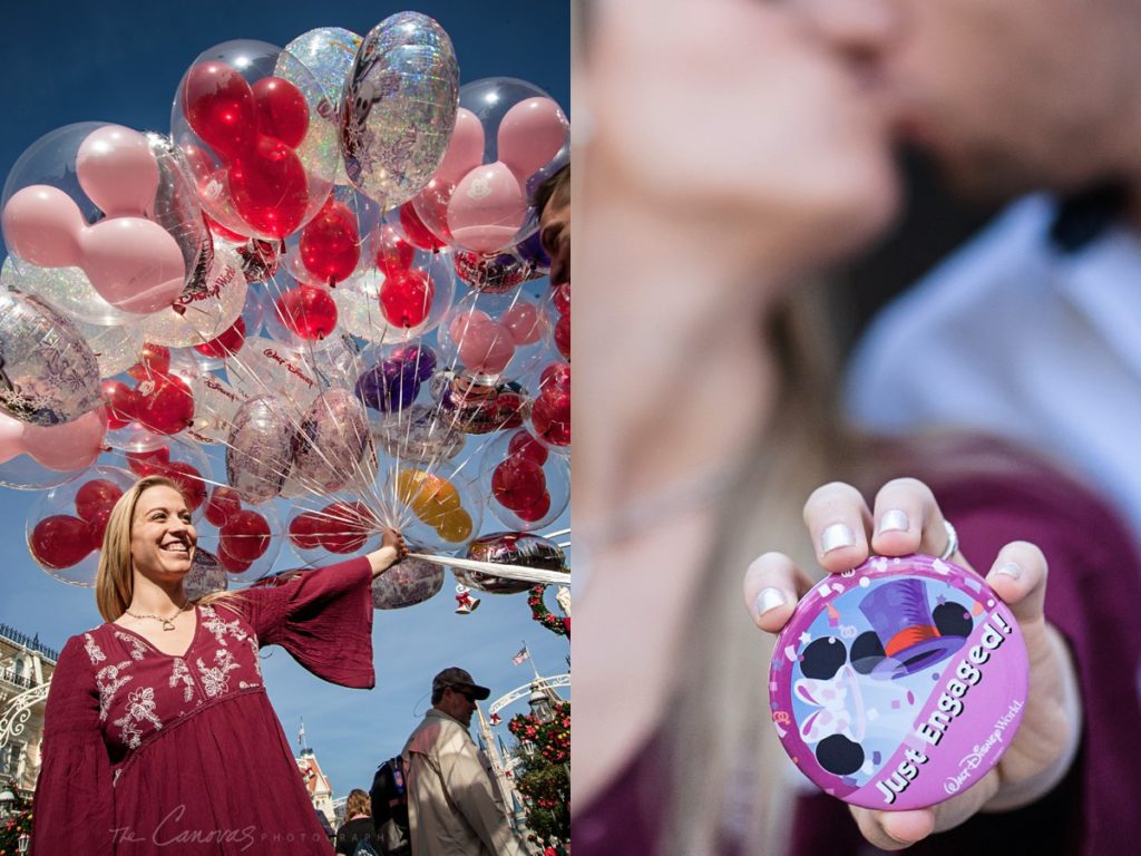 disney world engagement photo session
