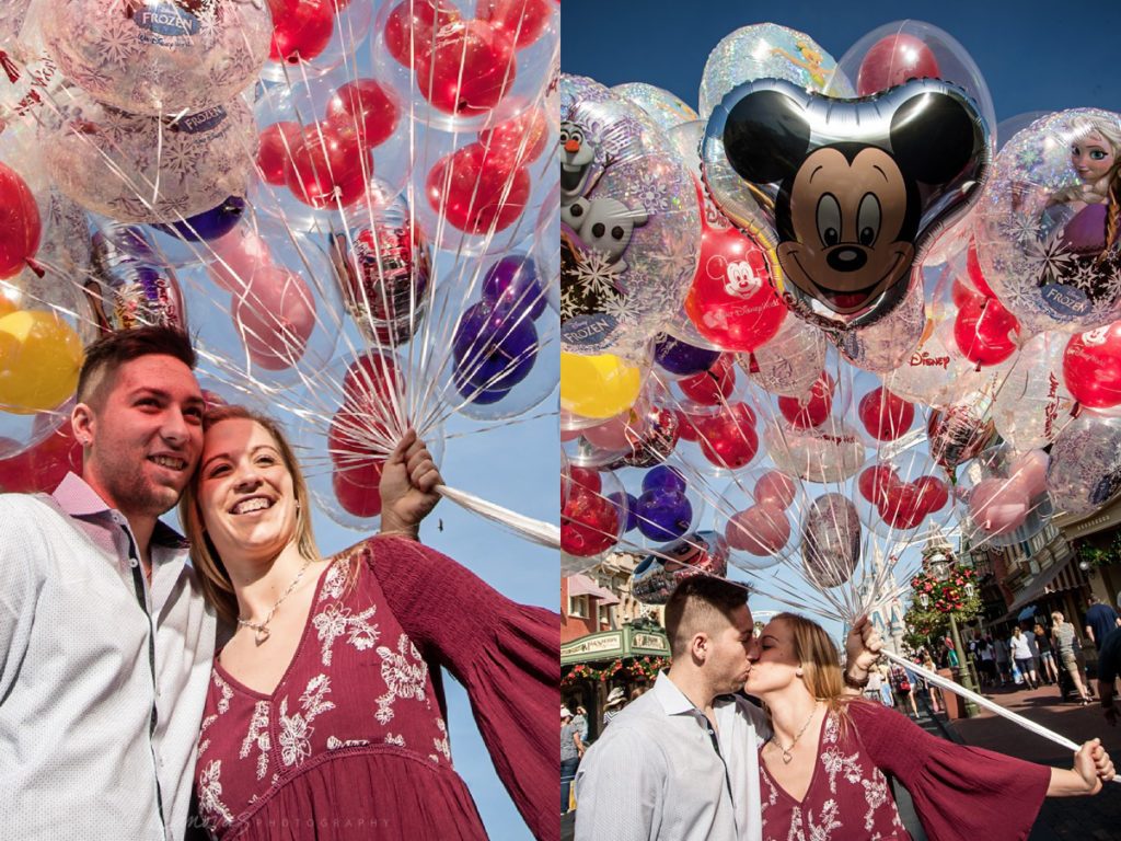 disney world engagement photo session
