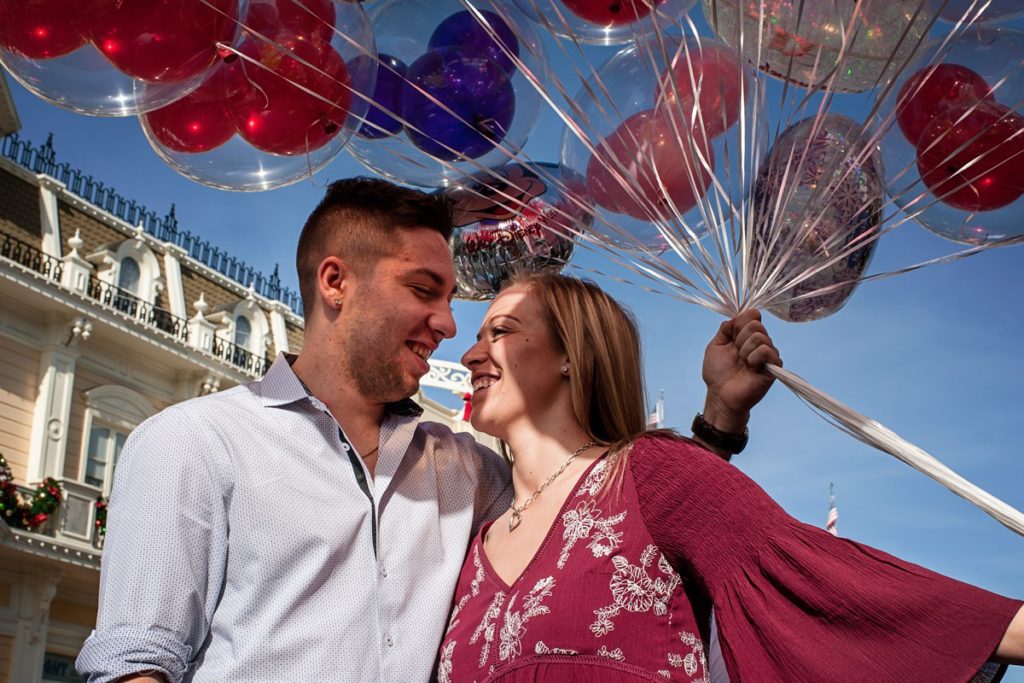 disney world engagement photo session
