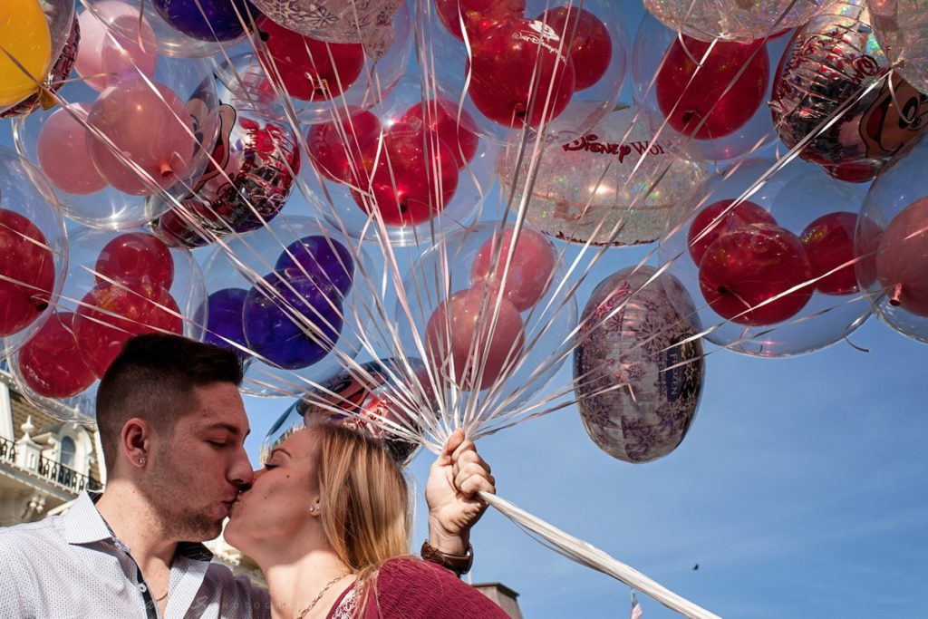 disney world engagement photo session
