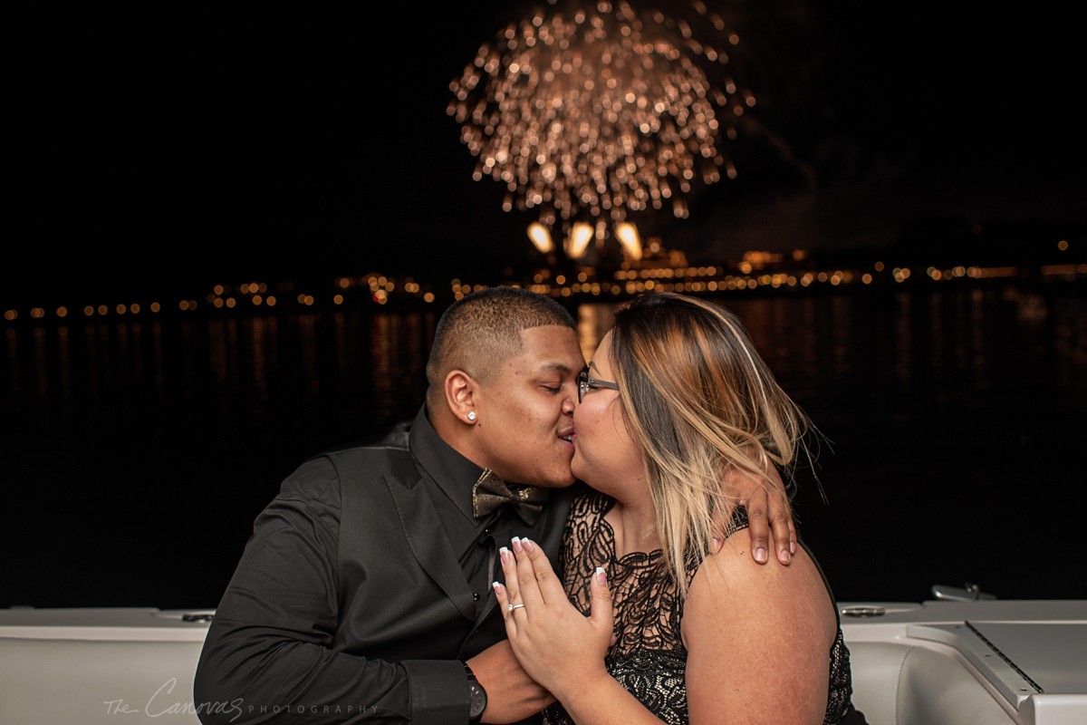 disney magic kingdom engagement portraits