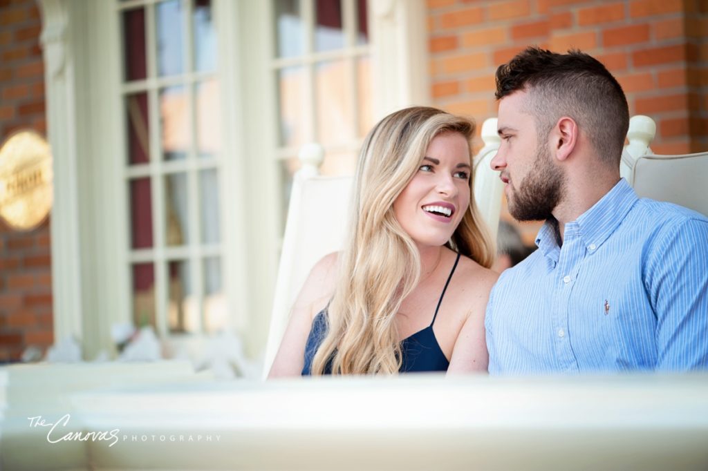 magic kingdom engagement photos