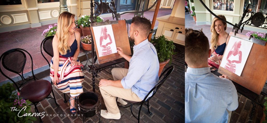 magic kingdom engagement photos