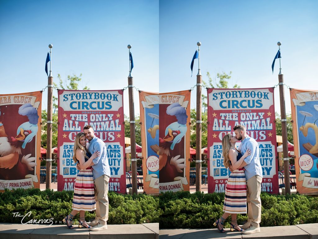 disney themed engagement photos