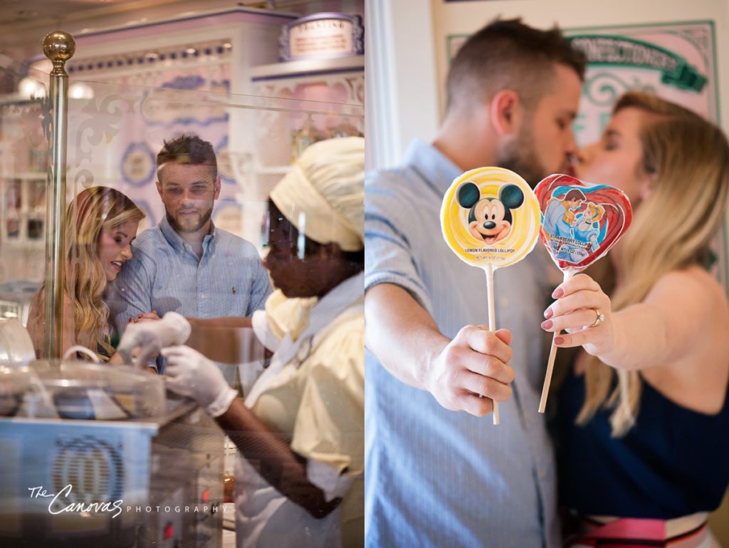 disney engagement photo shoot